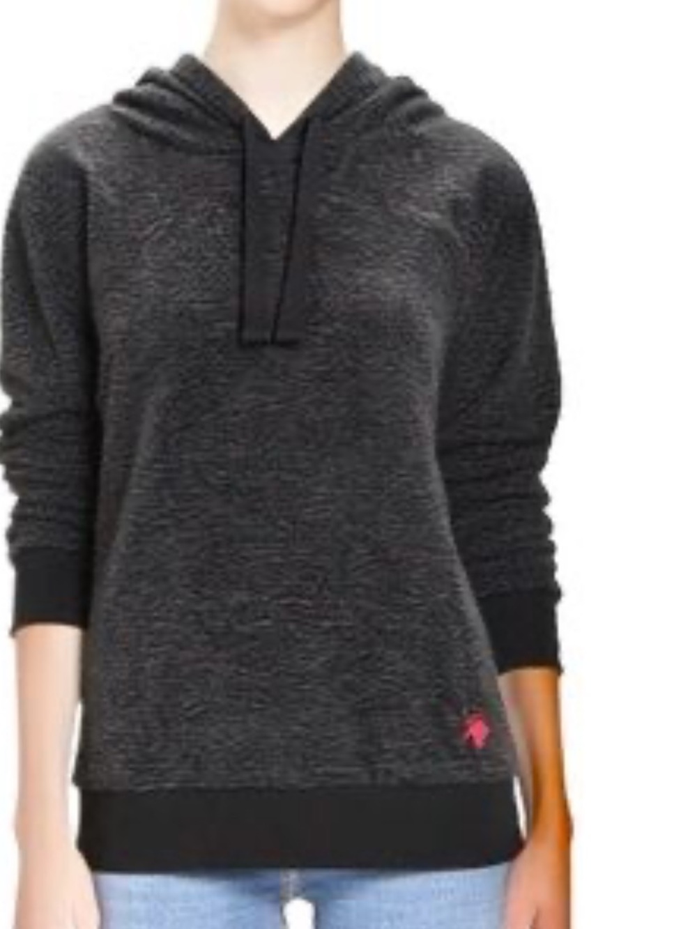 U.S. Polo Assn. Charcoal Gray Pullover Hoodie size medium